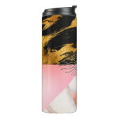 Marble Gemstone Monogram Thermosbecher (Nach links gedreht)