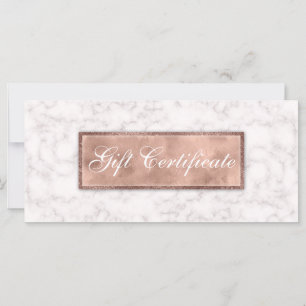 Marble Gift Certificate Echtes Anwesen