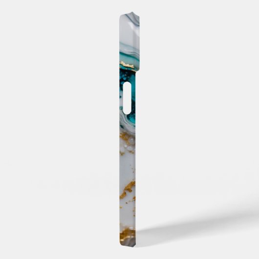 Marble Glitzer Mit Monogramm Case- Mate iPhone Cas Case-Mate iPhone Hülle (Rückseite / Rechts)