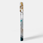 Marble Glitzer Mit Monogramm Case- Mate iPhone Cas Case-Mate iPhone Hülle (Rückseite / Links)