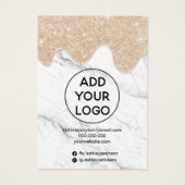 Marble Glitzer Tropfen Multistecker Ohrring-Anzeig (Rückseite)