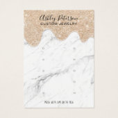 Marble Glitzer Tropfen Multistecker Ohrring-Anzeig (Vorderseite)