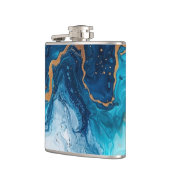 Marble Gold Glitzer Imitate Foil Confetti Flachmann (Links)