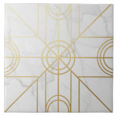Marble & Gold Harmony Fliese (Vorderseite)