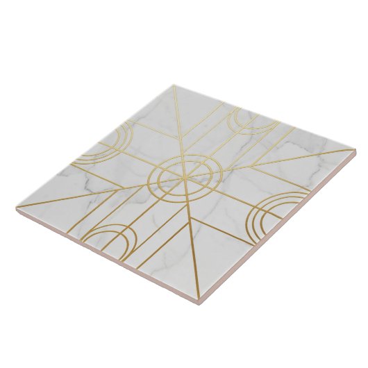 Marble & Gold Harmony Fliese (Seite)