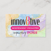 Marble gold Innov8tive Posh Visitenkarte (Vorderseite)