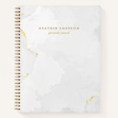 Marble-Gold-Notebook Notizblock (Vorderseite)