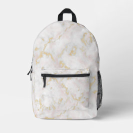 Marble Gold-Rucksack-Bookbag Bedruckter Rucksack