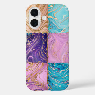 Marble Gold Swirl Handy Case