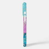 Marble Gold Swirl Handy Case (Rückseite / Links)