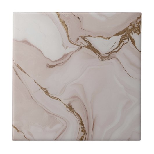 Marble Gold Swirl Keramik Tile Fliese (Vorderseite)