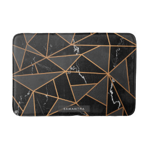 Marble Golden Mosaik Badematte