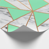 Marble Golden Mosaik Geschenkpapier (Ecke)