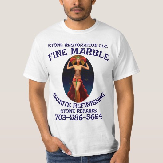 Marble Granite Refinishing Repair 703-586-5654 VA T-Shirt (Vorderseite)