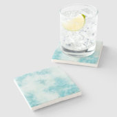 Marble Green Stone Untersetzer (Seitenansicht)