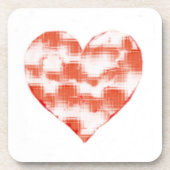 Marble Heart Getränkeuntersetzer (Vorderseite)