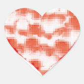Marble Heart Herz-Aufkleber (Vorderseite)