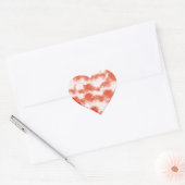 Marble Heart Herz-Aufkleber (Umschlag)
