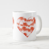 Marble Heart Jumbo-Tasse (Vorderseite Rechts)