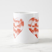 Marble Heart Jumbo-Tasse (Vorderseite)