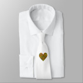 Marble Heart on Neck Tie Krawatte (Gebunden)