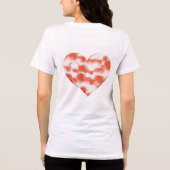 Marble Heart Tri-Blend Shirt (Rückseite)