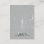 Marble Holo Tropfen Crystal Earring Display Card Visitenkarte (Rückseite)