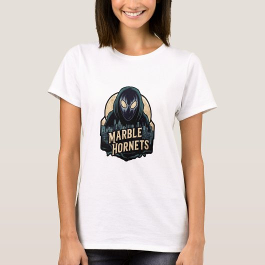 marble hornets sticker T-Shirt (Vorderseite)