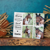 Marble Horse Memorial Foto Collage Fotoplatte (Seite)