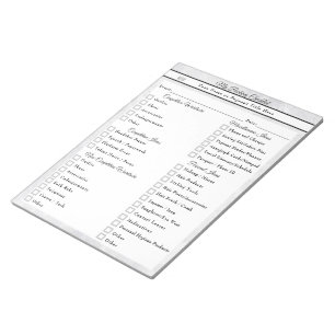 Marble Ice Benutzerdefinierte Wettbewerbs-Packlist Notizblock
