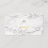 MARBLE IMITAT GOLD EYE LASHHES VISITENKARTE (Rückseite)