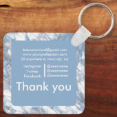 MARBLE KUNSTSTOFFBUSSENGESCHÄFT SCHLÜSSELANHÄNGER (Rückseite)