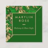 MARBLE KUSTOMIZBAR QUADRATISCHE VISITENKARTE (Vorderseite)