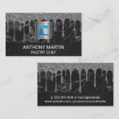 Marble Leather | Mixer | GLITZER TROPFEN ZUCKERGUS Visitenkarte (Vorne/Hinten)