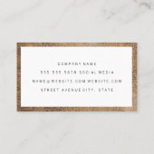 Marble Leather Visitenkarte (Rückseite)