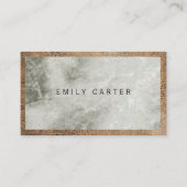 Marble Leather Visitenkarte (Vorderseite)