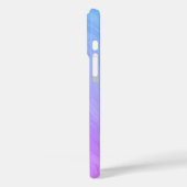 Marble Luxe - Blau und Lila Farbton Case-Mate iPhone Hülle (Rückseite / Links)