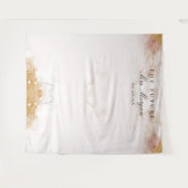 Marble Luxe Brautparty Backdrop Foto Stand Wandteppich (Vorderseite (Horizontal))