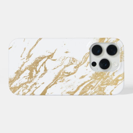 Marble Luxe Golden Phone Case iPhone Hülle (Rückseite (Horizontal))