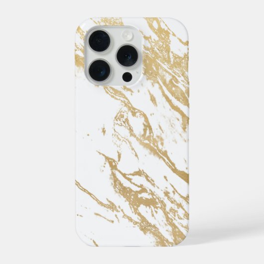 Marble Luxe Golden Phone Case iPhone Hülle (Rückseite)