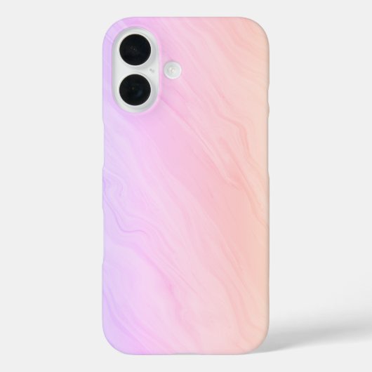 Marble Luxe - Lila und rosa Case-Mate iPhone Hülle (Rückseite)