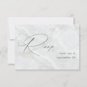 Marble m Essen RSVP Karte