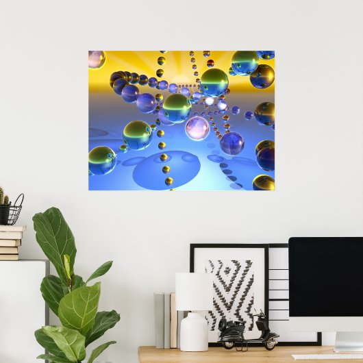 Marble Magic Poster (Heimbüro)