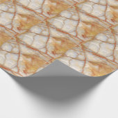 Marble Majestät: Glossy Elegance Geschenkpapier (Ecke)