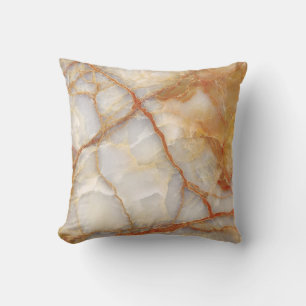 Marble Majestät: Glossy Elegance Kissen