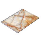 Marble Majestät: Glossy Elegance Notizblock (Linke Seite)