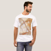 Marble Majestät: Glossy Elegance T-Shirt (Vorne ganz)