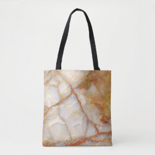 Marble Majestät: Glossy Elegance Tasche