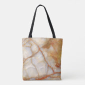 Marble Majestät: Glossy Elegance Tasche (Rückseite)
