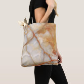 Marble Majestät: Glossy Elegance Tasche (Von Nahem)